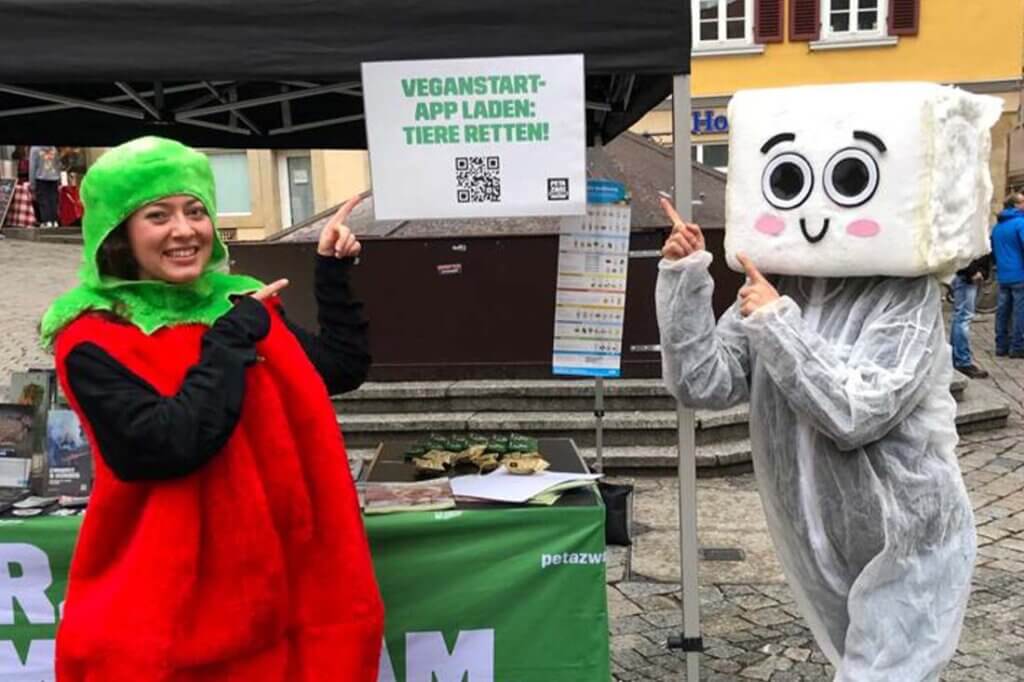 PETA Streetteam Tuebingen