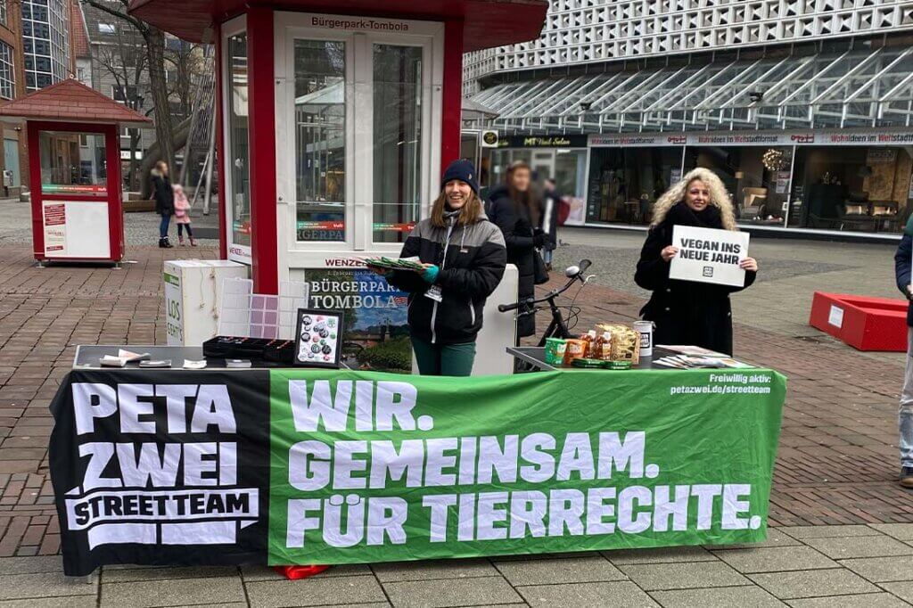 PETA Streetteam Bremen