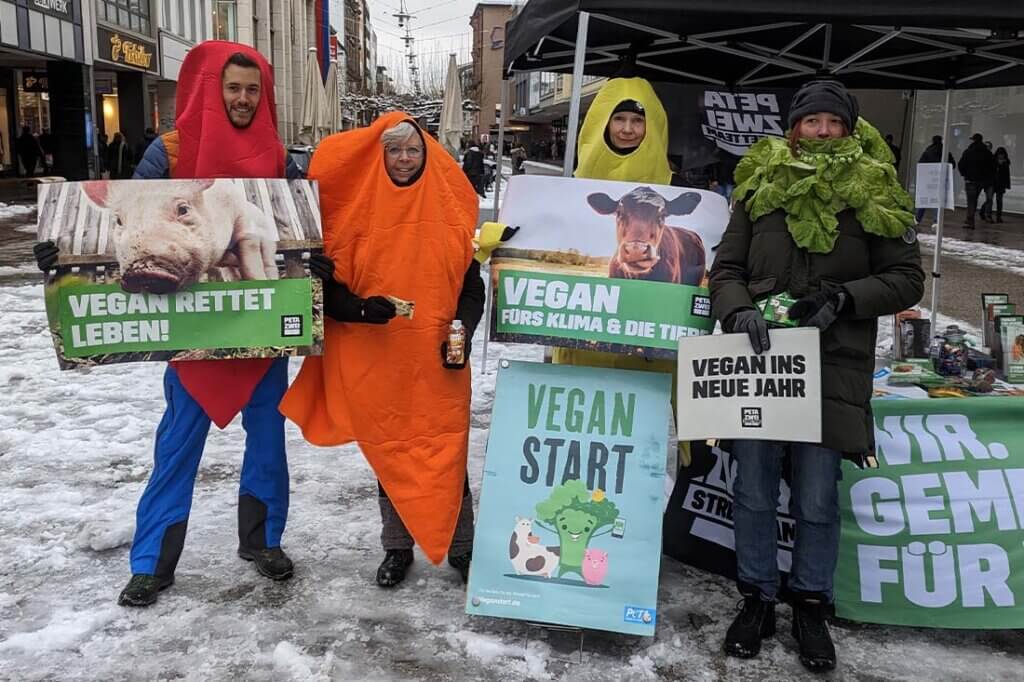 PETA Streetteam Saarbruecken