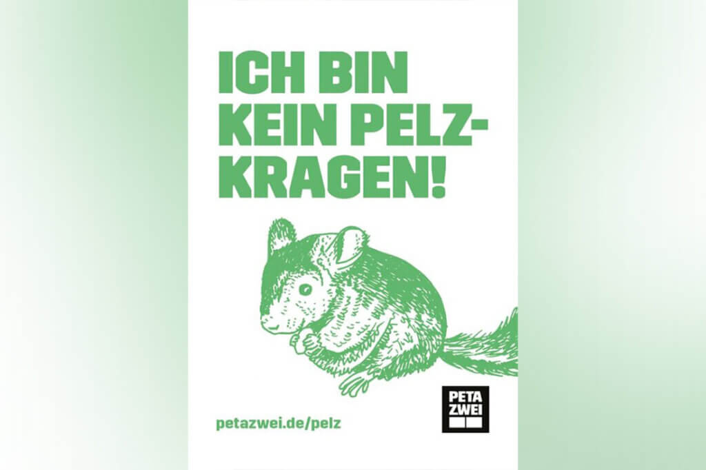 Anti-Pelz-Demo der Tierrechtsorganisation CAFT vor der Filiale von