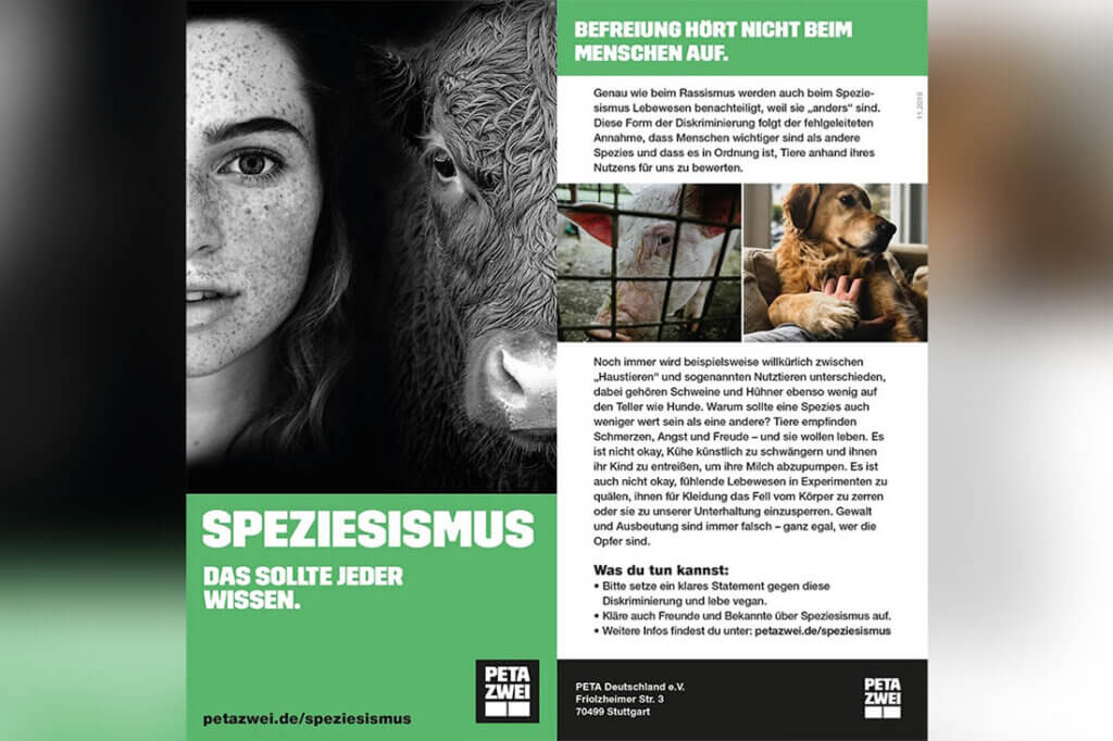 Flyer Speziesismus