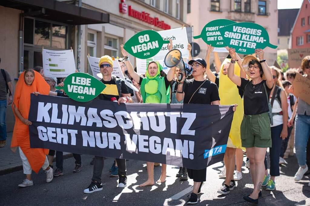 Menschen demonstrieren